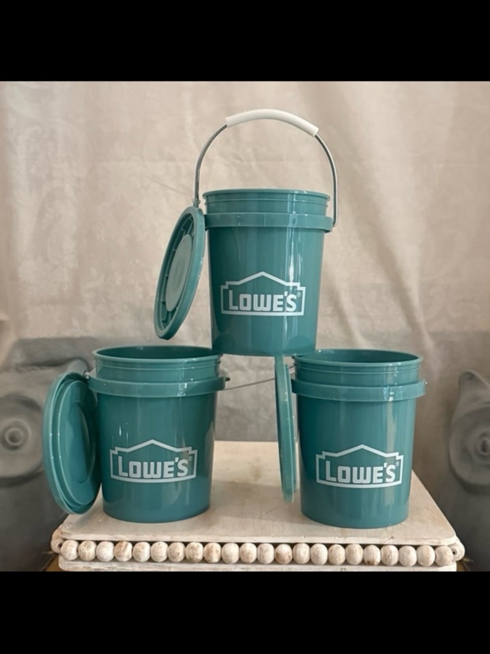 ⚡️Lowe's Mini Buckets with Lids